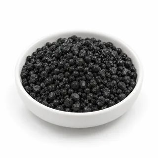 Representative Humic Acid-51% (Granular) material sample on a white background